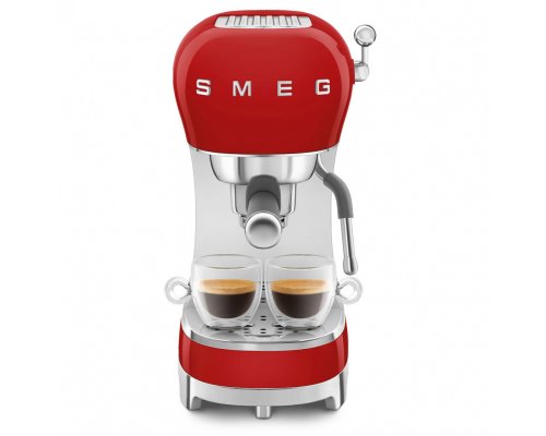 Carob coffee maker Smeg ECF02RDEU red