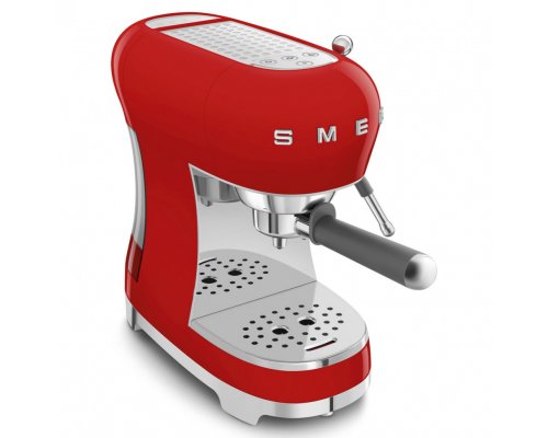 Carob coffee maker Smeg ECF02RDEU red