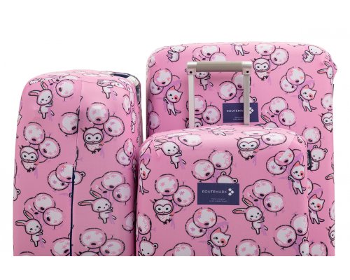 Cover for a suitcase Routemark White & Fluffy L/XL (SP310), Art. Lebedev Studio