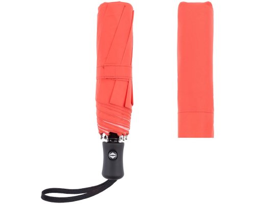 Folding umbrella Molti Manifest Color with a reflective dome red RA-133835