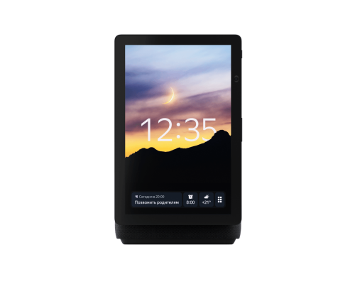 Колонка умная Яндекс Станция Дуо Макс с Алисой, с Zigbee, 60Вт, черный/black, YNDX-00055