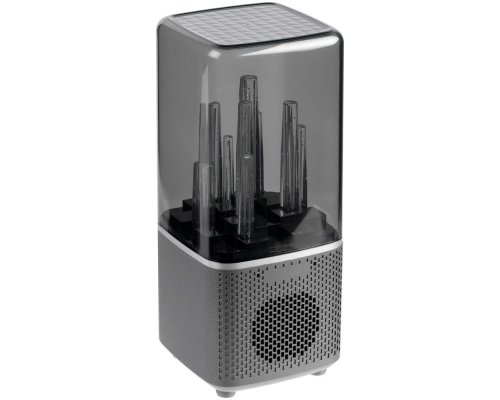 Wireless speaker with backlight Indivo citySound, black (13930.30)