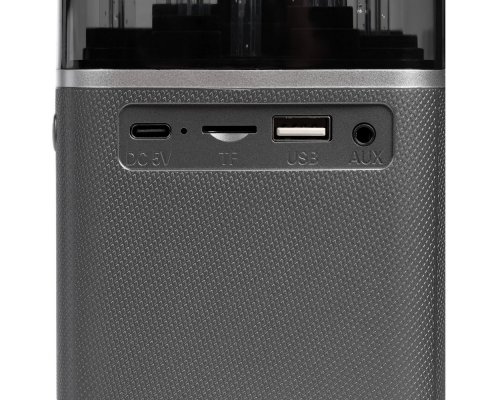 Wireless speaker with backlight Indivo citySound, black (13930.30)