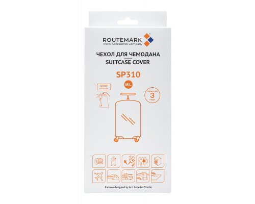 Suitcase cover Routemark Through the Looking Glass-1 M/L (SP310)