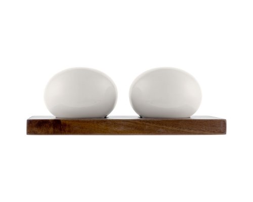 Set of salt and pepper shakers Altavolo Piacente white RA-141358