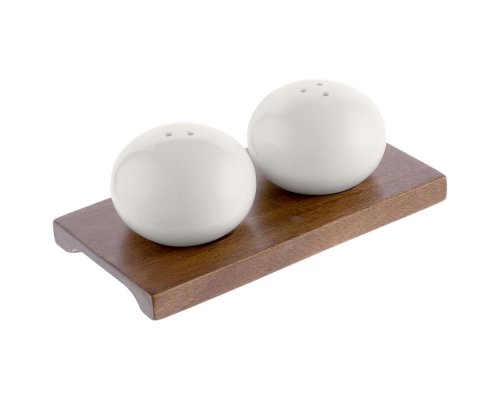 Set of salt and pepper shakers Altavolo Piacente white RA-141358