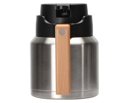 Coffee pot with wooden handle Eat 850 ml silver RA-236784