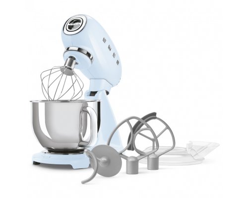 Миксер планетарный Smeg SMF05PBEU пастельный голубой