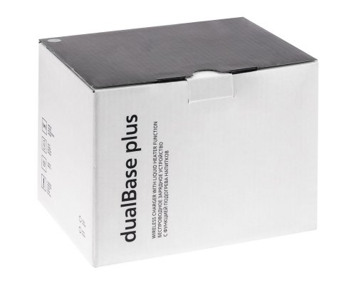 Кружка с подогревом и беспроводной зарядкой Indivo dualBase plus, белая (15783.60)
