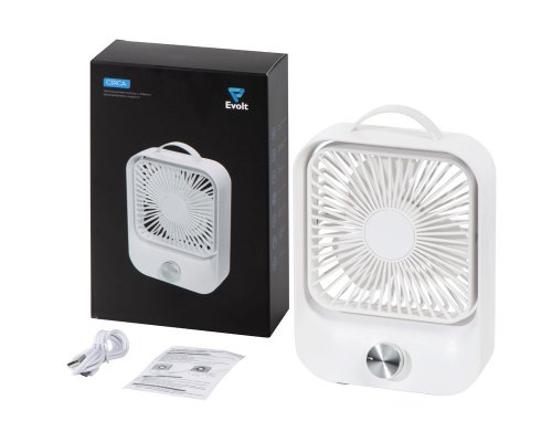 Desktop fan with stepless speed control Evolt Circa, white (968901)