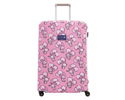 Cover for a suitcase Routemark White & Fluffy L/XL (SP310), Art. Lebedev Studio