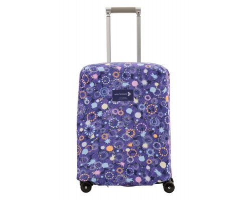 Cover for a suitcase Routemark Spangles, sparks, confetti S (SP310)