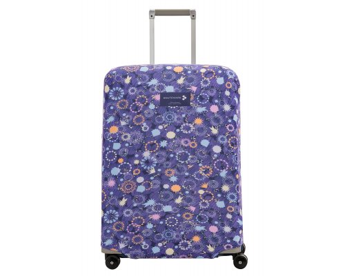 Cover for a suitcase Routemark Spangles, sparks, confetti M/L (SP310)