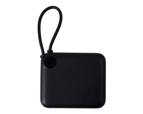 Battery external with integrated cable Evolt Liri, QC/PD, 10000 mAh, black (872917)