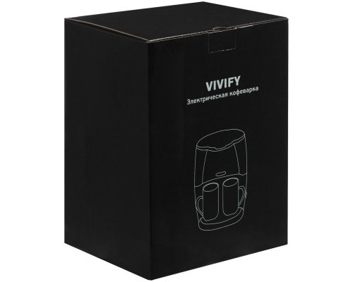 Кофеварка электрическая Molti Vivify, черная (17209.30)