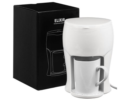 Кофеварка электрическая Molti Elixir, белая (17210.60)
