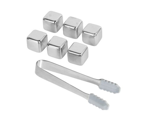 Whiskey set Master of Wine Skye with steel cooling stones, tongs, and a pouch in a box