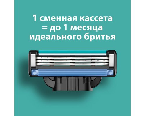 Станок бритвенный Gillette Mach3 + 8 сменных кассет Mach3