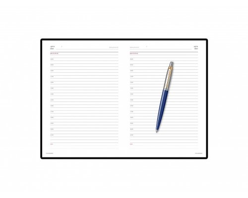 Набор подарочный: ручка шариковая Parker Jotter K160 Blue GT и ежедневник синий недатированный