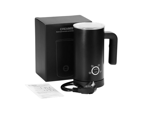Electric milk frother Molti Creamistry, black (19403.30)