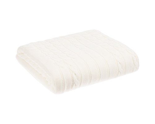 Blanket Teplo Tressa, 110x170 cm, white (milky) (19622.61)