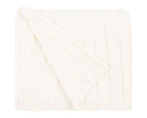 Blanket Teplo Tressa, 110x170 cm, white (milky) (19622.61)