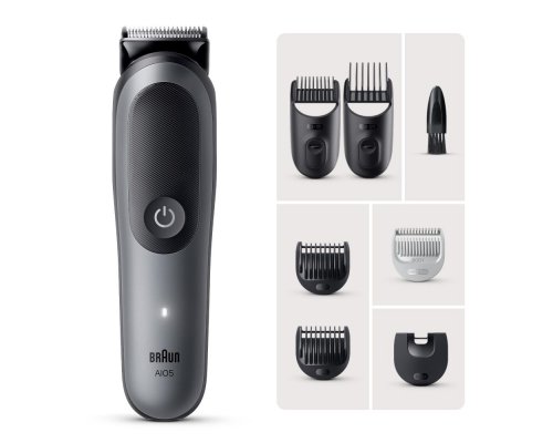 Триммер электрический Braun AIO5520 MS Grey