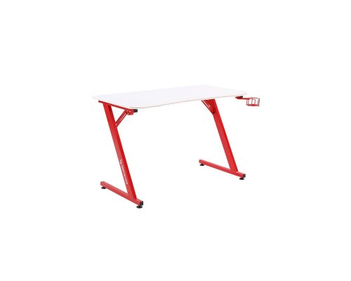 Стол компьютерный Gamelab Monolith White-Red GL-910