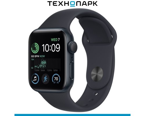 Smart-watch Apple Watch SE 40 mm 2022 dark night, S/M sports strap