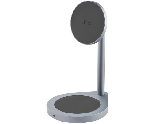 Wireless Charger uBear Stage 2 in 1 (WL06SG21-AD), gray