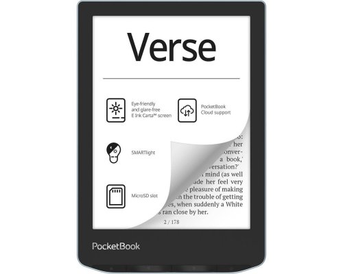 Electronic book PocketBook 629 Verse Light Blue (PB629-2-WW)