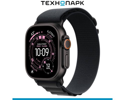 Smart watch Apple Watch Ultra 3 49 mm Black, M strap black Alpine