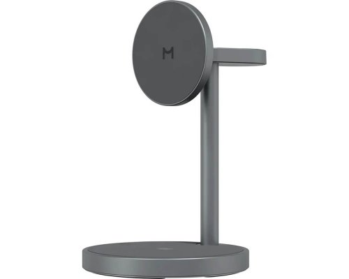 Устройство зарядное беспроводное Magssory Base 3 в 1 Qi2 Midnight (WCH012m)