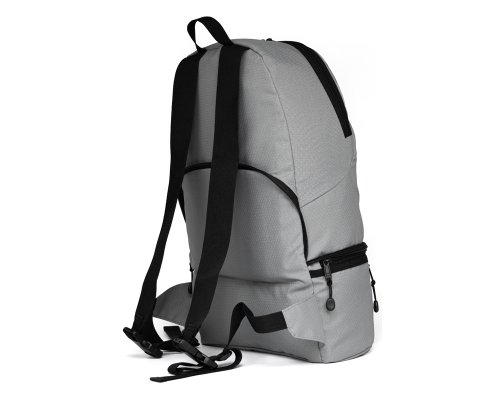 Backpack convertible Brand Charger Athletica water‑resistant with a waist bag, 45.5 x 29 x 13 cm, grey (833116)