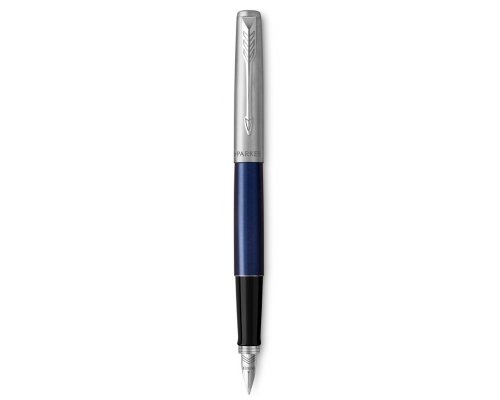 Ручка перьевая Parker Jotter Royal Blue CT, Mblue и ежедневник недатированный, синий (PRPS2030950)