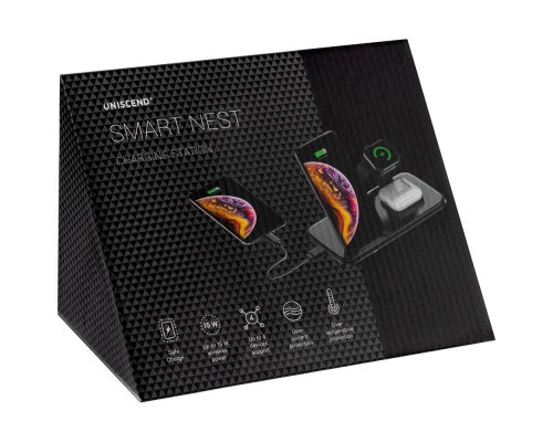Станция зарядная Uniscend Smart Nest черная RA-137429