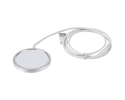 Wireless charger with magnets Uniscend Magmate silver RA-141020