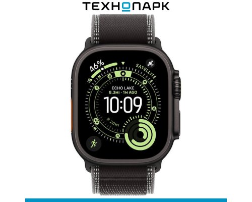 Смарт-часы Apple Watch Ultra 3 49 мм Black, M/L ремешок чёрный Trail Loop