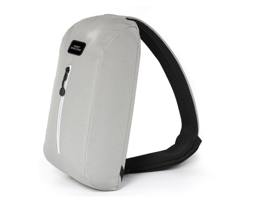 Сумка-слинг Brand Charger Nomad на одно плечо из водостойкого переработанного пластика, серый (936078)