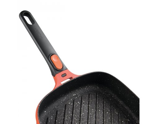 Grill pan Berghoff Gem 24 cm 2.3 L red 2307412