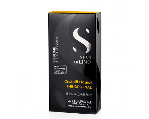 Oil with thermal protection against split ends Alfaparf Milano Professional Cristalli Liquidi The Original, 15 ml (25387)
