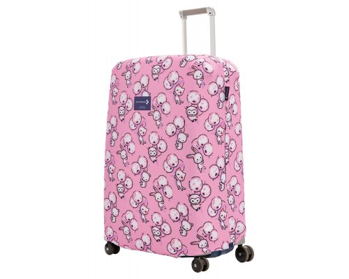 Cover for a suitcase Routemark White & Fluffy L/XL (SP310), Art. Lebedev Studio