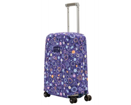 Cover for a suitcase Routemark Spangles, sparks, confetti S (SP310)