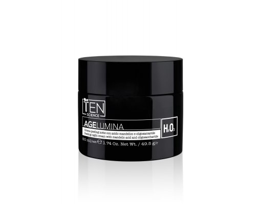 Night peeling cream Ten Science Age Lumina with mandelic acid and oligosaccharide, 50 ml