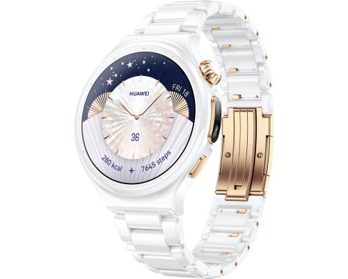 Смарт-часы Huawei Watch 6 Pro 43 мм белая керамика (55020KDA)