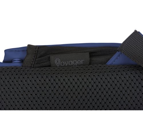 Backpack Voyager Sofit laptop made of eco‑leather, 34×14×44 cm, blue (935712)