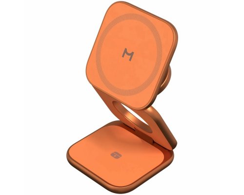 Устройство зарядное беспроводное Magssory Fold Ultra 3 в 1 для Apple оранжевый (WCH083or)