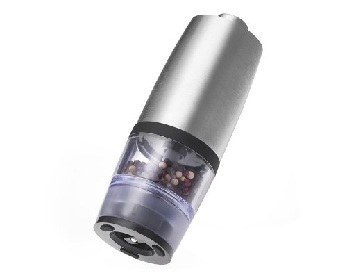Mill electric spice Yoyony Origanum, battery operated, silver (875610)