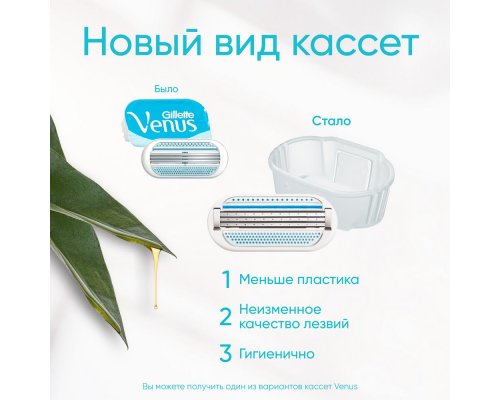 Кассеты сменные для бритвы Gillette Venus Smooth 2 шт.