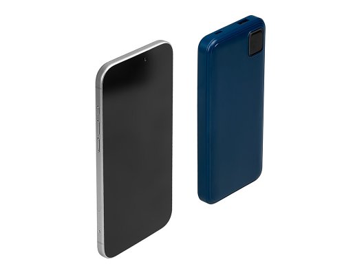 Battery external with built-in cables Evolt Frame, 10000mAh, dark blue (590170.72)
